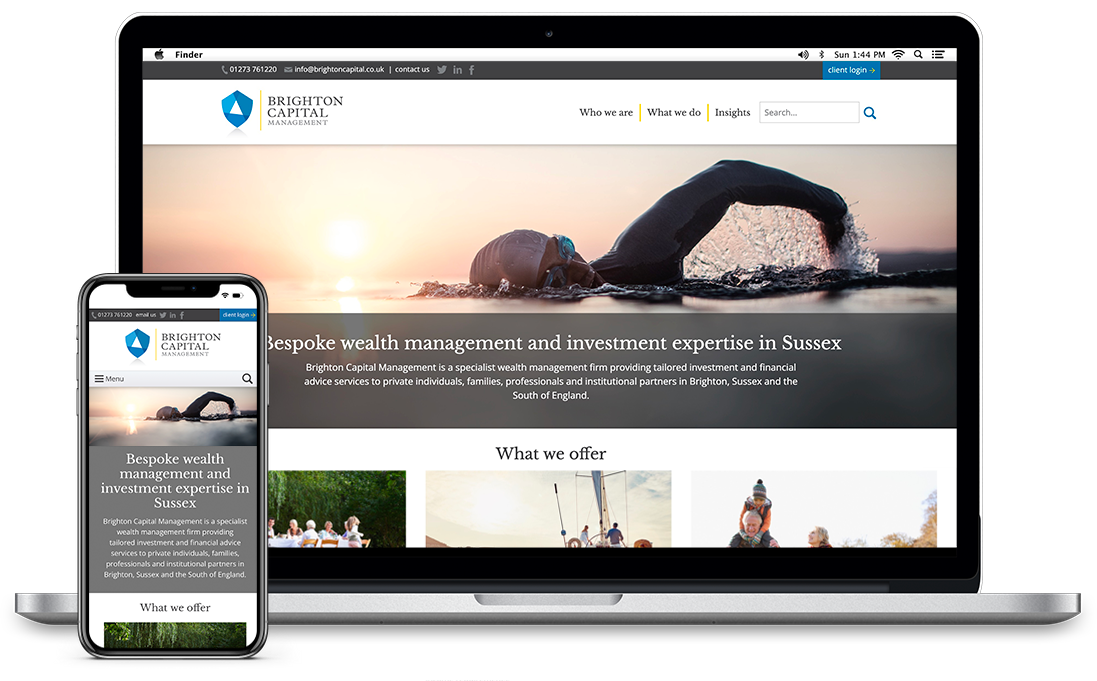 Brighton Capital Management Responsive Website Deisgn